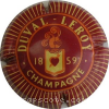 Capsule Duval-Leroy Rouge foncé avec 1859