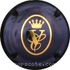 Capsule Vantz Clippert 01 - Bleu nuit métallisé et or