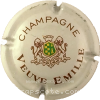 Capsule Emille Vve Crème, G de champagne arrondi