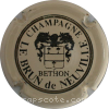 Capsule Le Brun De Neuville Crème et noir, écusson crème