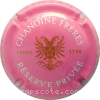 Capsule Chanoine Rose, or et blanc