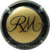 Capsule Manceaux Roger Or, contour noir