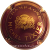 Capsule Tixier Michel Bordeaux foncé et or