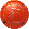 Capsule Verrier F. Orange et argent