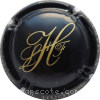 Capsule Huot L. et fils Noir et or jaune.