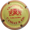 Capsule Camiat et Fils Crème et rouge, striée