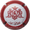 Capsule Lete A. Contour rouge, fond blanc