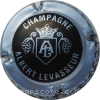 Capsule Levasseur Albert Contour bleu argenté, fond noir