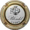 Capsule Blondel Th Contour or pâle, lettres noires