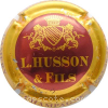 Capsule Husson L. et Fils Fond bordeaux, contour or
