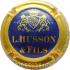 Capsule Husson L. et Fils Fond bleu, contour or