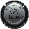 Capsule Liebart E. Argent, contour bleu-nuit