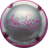 Capsule Littiere Alain Contour rose, fond argent