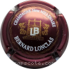 Capsule Lonclas Bernard Bordeaux, or et blanc