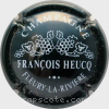 Capsule Heucq François Vert foncé métalisé et blanc