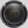 Capsule Pescheux P. et F. Noir et or mat