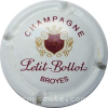 Capsule Petit Bollot Blanc, écriture bordeaux
