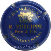 Capsule Philippe R. Bleu mat et or