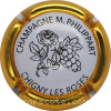 Capsule Philippart Maurice Contour or, fond blanc