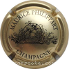 Capsule Philippart Maurice Fond or-bronze et noir