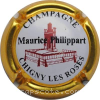 Capsule Philippart Maurice Contour or, fond blanc