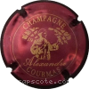 Capsule Alexandre Bordeaux et or