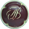 Capsule Boutillat Alain Fond marron foncé, contour crème