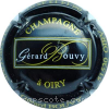 Capsule Bouvy Gérard Fond noir, or et blanc