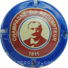 Capsule Dubois  Contour bleu, intérieur crème, cercle bleu