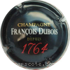 Capsule Dubois François Noir, rouge, or et blanc. Grande écriture