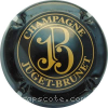 Capsule Juget-Brunet Noir et or, nom avec trait d'union