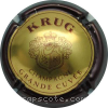 Capsule Krug Grande cuvée, or, ctr marron 32mm