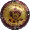 Capsule Krug Grande cuvée, or, ctr bordeaux