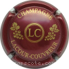 Capsule Lacour Couvreur Bordeaux et or