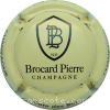 Capsule Brocard Pierre Crème et noir, nom horizontal