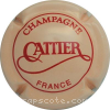 Capsule Cattier Saumon et rouge, verso or