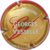 Capsule Vesselle Georges Or, rouge et blanc, contour rouge