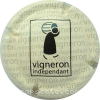 Capsule Vigneron indépendant Fond crème pâle, logo noir