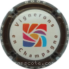 Capsule Vignerons en champagne Contour marron, 2008