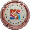 Capsule Vignerons en champagne Contour rosé