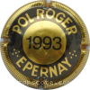 Capsule Pol Roger & C° 1993, or et noir