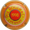 Capsule Pol Roger & C° 1998, Rouge et jaune strié