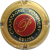 Capsule Pommery Contour or, cercle rouge