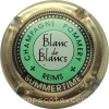 Capsule Pommery Blanc de blancs, vert pâle et or pâle