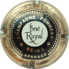 Capsule Pommery Brut Royal, noir et or pâle