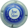 Capsule Pommery Brut silver, bleu
