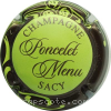 Capsule Poncelet Menu Vert pâle, contour marron