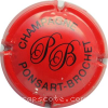 Capsule Ponsart-Brochet Rouge et noir