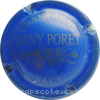 Capsule Poret-Jany Bleu et or mat, striée
