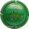 Capsule Poret-Jany Vert et or mat, striée